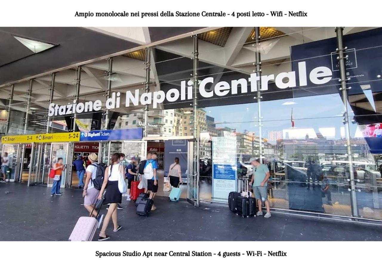 Metro Garibaldi - Loft Con Wifi E 4 Posti Letto Presso La Stazione Centrale Di Napoli מראה חיצוני תמונה